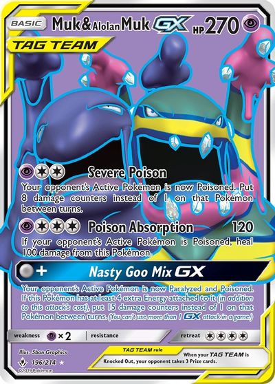 Muk & Alolan Muk GX #196