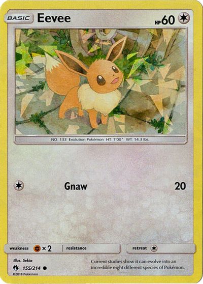 Eevee [Cracked Holo] #155