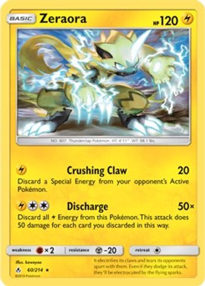 Zeraora [Cracked Ice] #60