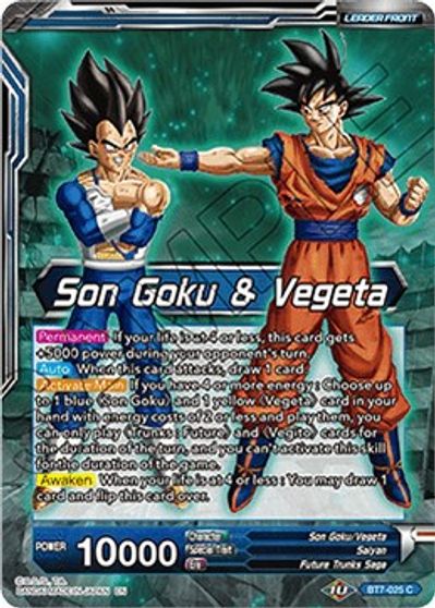 Son Goku Vegeta Ssb Vegito Energy Eruption Assault Of The Saiyans Dragon Ball Super Ccg Tcgplayer Com