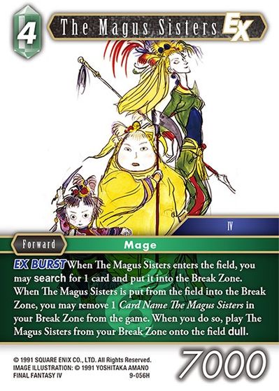 The Magus Sisters Ex Opus Ix Final Fantasy Tcg Tcgplayer Com