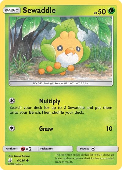 Sewaddle [Reverse Holo] #6