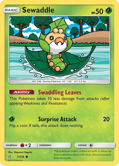Sewaddle [Reverse Holo] #7