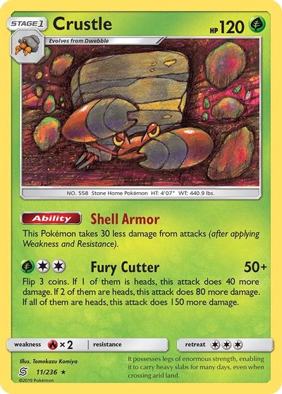 Crustle [Reverse Holo] #11