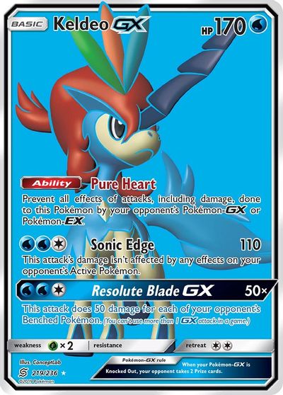 Keldeo GX #219