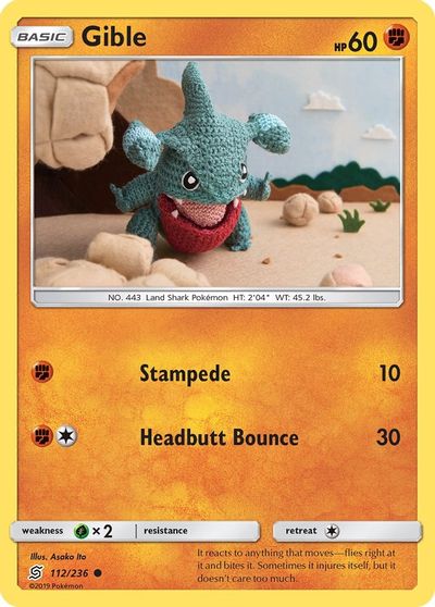 Gible [Reverse Holo] #112