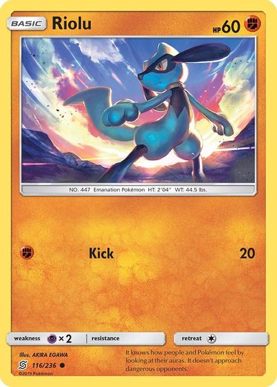 Riolu [Reverse Holo] #116