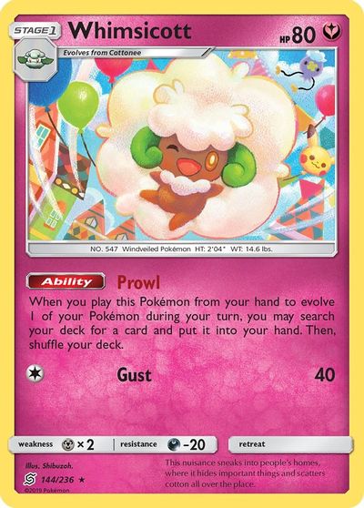 Whimsicott [Reverse Holo] #144