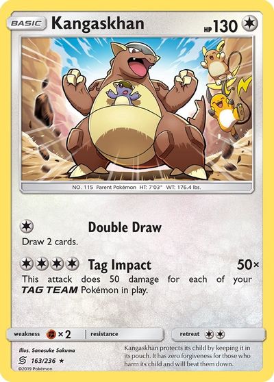 Kangaskhan [Reverse Holo] #163
