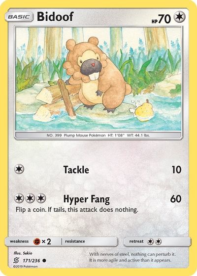 Bidoof [Reverse Holo] #171