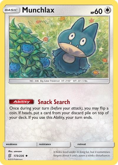 Munchlax [Reverse Holo] #173