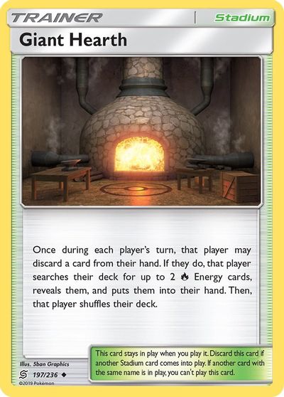 Giant Hearth [Reverse Holo] #197