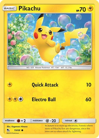 Pikachu [Reverse Holo] #19