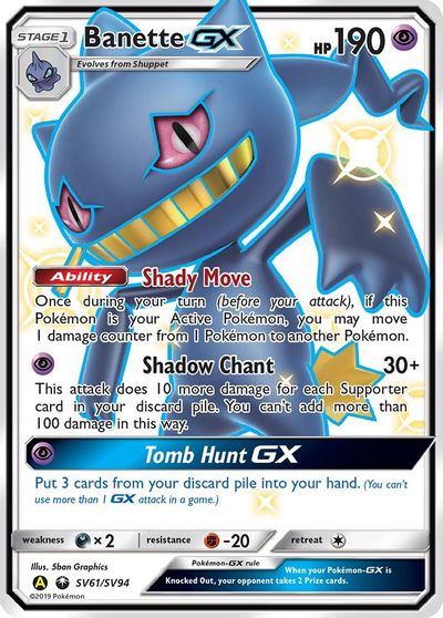 Banette Gx Hidden Fates Shiny Vault Pokemon Tcgplayer Com