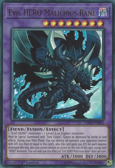 Evil Hero Malicious Bane Legendary Duelists Immortal Destiny Yugioh Tcgplayer Com