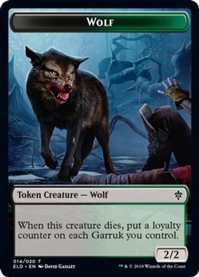 Wolf // Food (018) Double-Sided Token