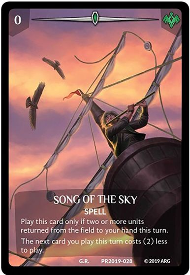 Song of the Sky (Full Art) - Argent Saga Promos - Argent Saga TCG ...