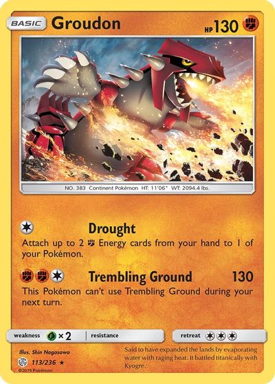 Groudon [Reverse Holo] #113