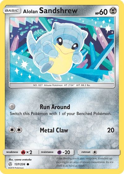 Alolan Sandshrew #137