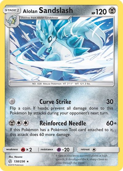 Alolan Sandslash [Reverse Holo] #138