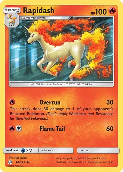 Rapidash [Reverse Holo] #24