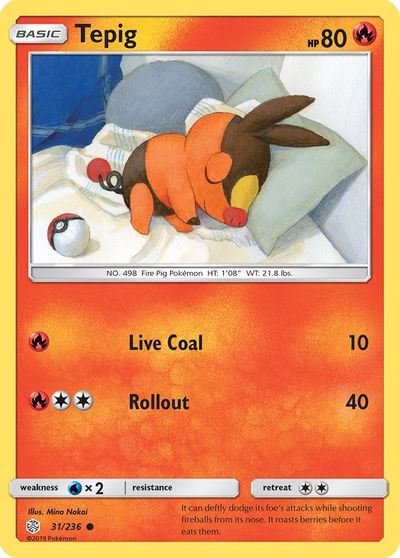 Tepig [Reverse Holo] #31