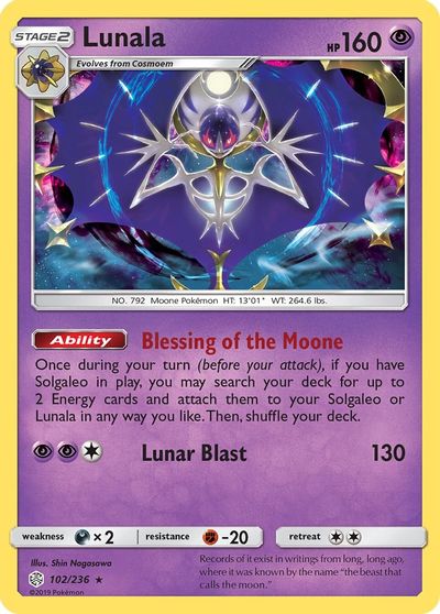 Lunala Sm Cosmic Eclipse Pokemon Tcgplayer Com