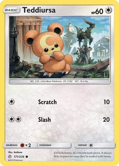 Teddiursa [Reverse Holo] #171