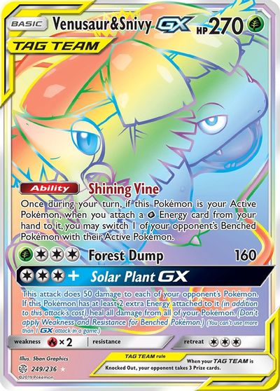 Venusaur & Snivy GX #249