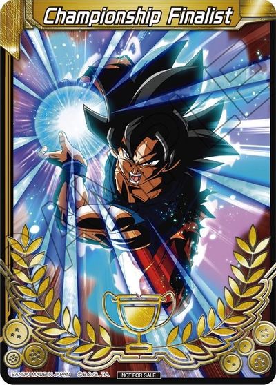 2019 Dragon Ball Super Celebrations Fledgling Fighter Merit Card 