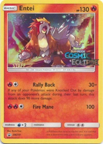 Entei [Prerelease Staff] #SM219