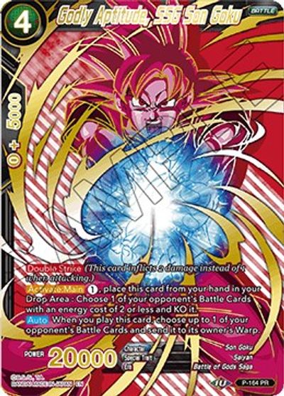 1x SSG Son Goku Energy of the Gods P-094 PR Near Mint 