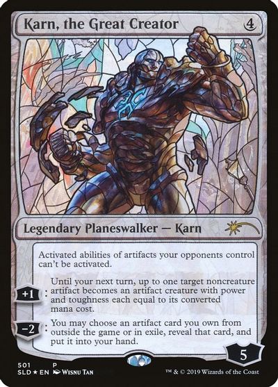 Magic the Gathering Enigmatic Mentor Kasmina FOIL Secret Lair Stained Glass 