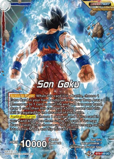 Son Goku Ultra Instinct Son Goku Limits Surpassed Universal Onslaught Dragon Ball Super Ccg Tcgplayer Com