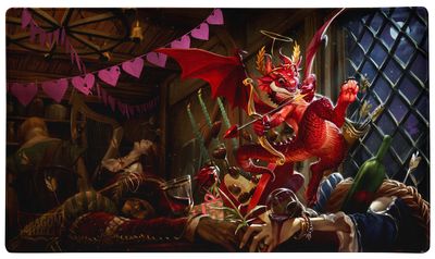 Dragon Shield – Playmat – Valentines Day Dragons