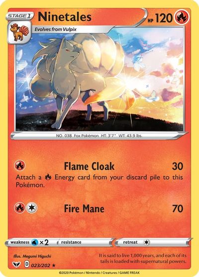Ninetales [Reverse Holo] #23