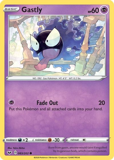 Gastly [Reverse Holo] #83