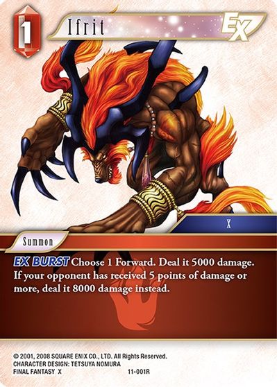 Ifrit Ex Opus Xi Final Fantasy Tcg Tcgplayer Com