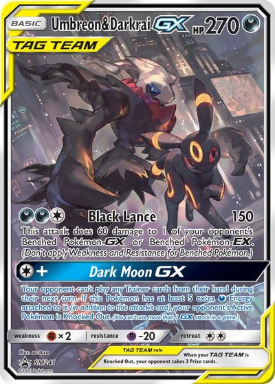 Umbreon & Darkrai GX #SM241