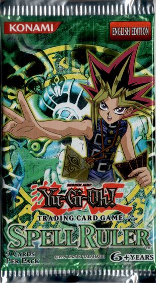 English Yugioh Spell Ruler 24 Booster Packs = Box Quantity Unsearched