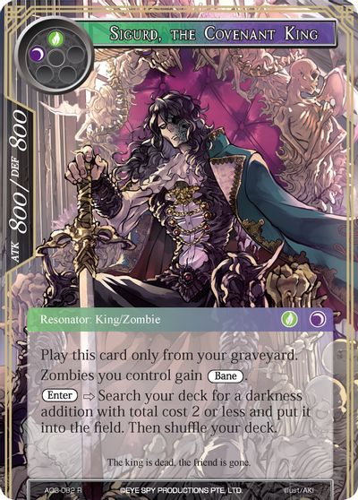 Sigurd The Covenant King Alice Origin Iii Force Of Will Tcgplayer Com