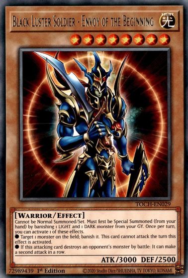 Black Luster Soldier Envoy of the Beginning #TOCH-EN029