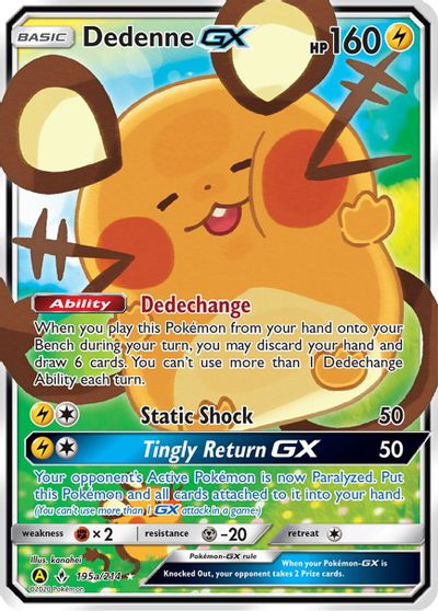 Dedenne GX #195a