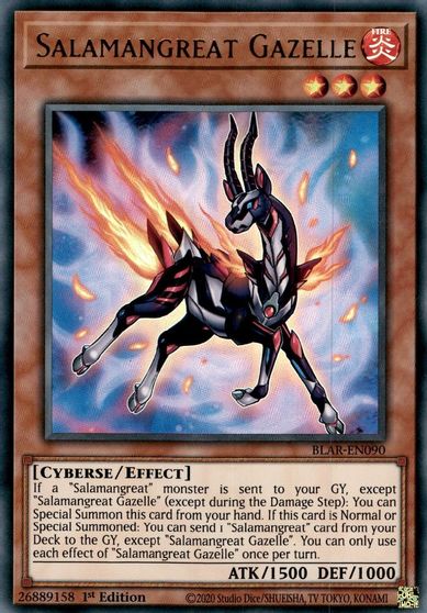 Salamangreat Gazelle - Battles of Legend: Armageddon - YuGiOh ... Salamangreat Gazelle - Battles of Legend: Armageddon - YuGiOh ...