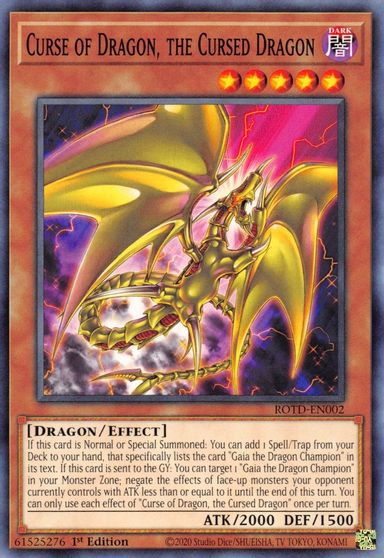 Curse of Dragon the Cursed Dragon