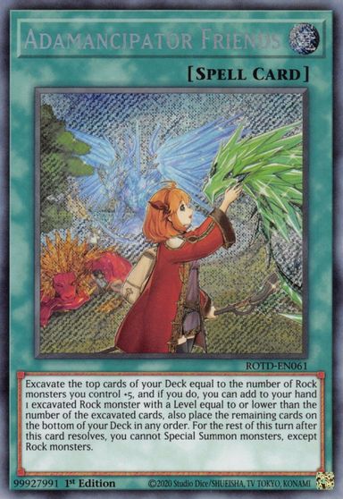 Adamancipator Friends Rise Of The Duelist Yugioh Tcgplayer Com