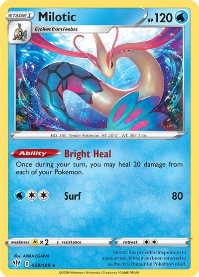 Milotic [Reverse Holo] #39