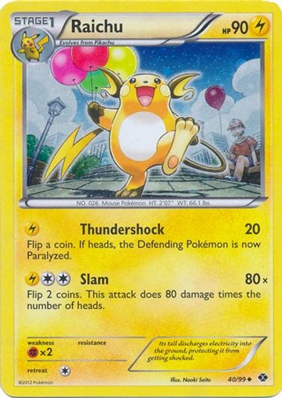 Raichu [Cosmos Holo] #40