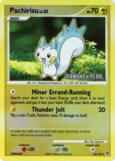 Pachirisu [Reverse Holo] #35