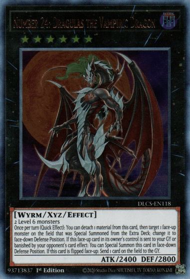 Number 24 Dragulas the Vampiric Dragon #DLCS-EN118